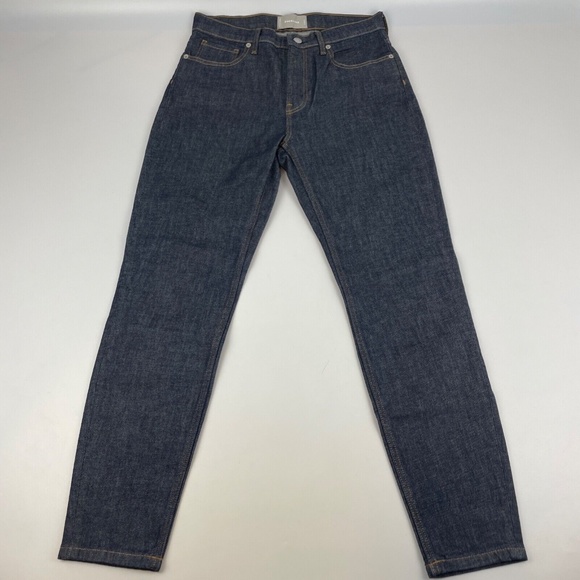 Everlane Womens Size 29 Jeans Tapered Blue Stretch Denim Medium Wash High Rise - Picture 1 of 9